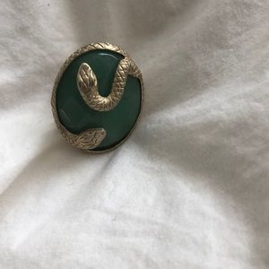 Vintage Sterling silver snake ring